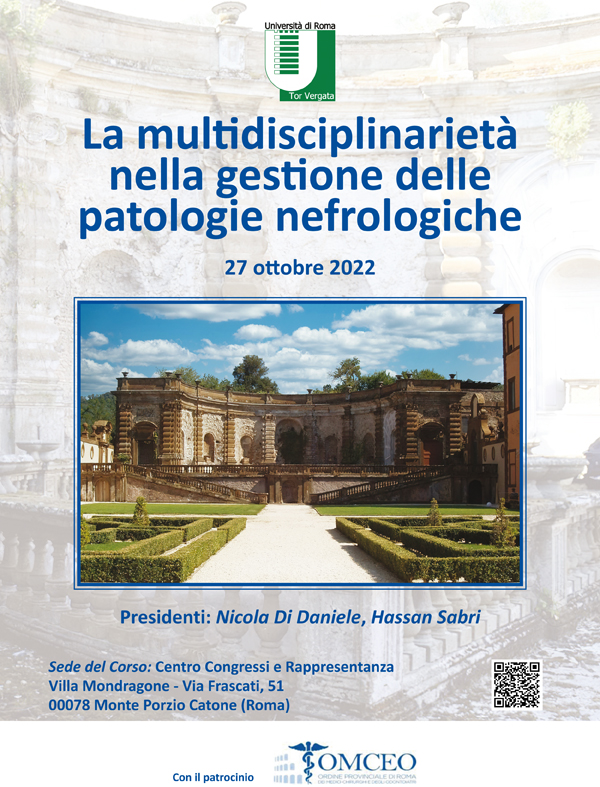 Programma La multidisciplinarietà nella gestione delle patologie nefrologiche
